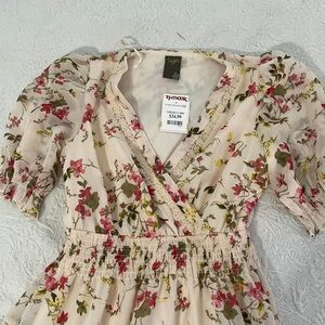 Floral Taylor dress size small
